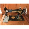 Image 2 : Singer Sewing Machine G9454619 w Treadle & 5 Drawer Cabinet