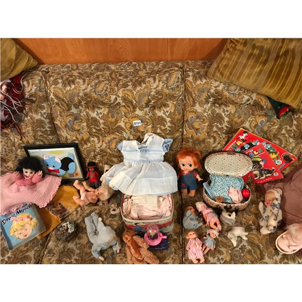 Vintage Dolls, Clothes & Books