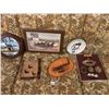 Image 1 : 1986-87 Stanley Cup Plate, Fur Wall Hanging, Antique Pipe, Caribou Antler Jewellery & Inuit Knife Et