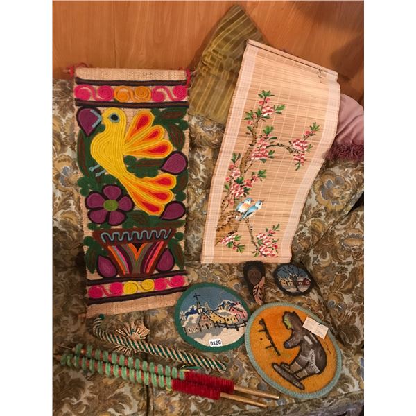 Eskimo Pelly Pad, Wood Carving & Assorted Wall Art