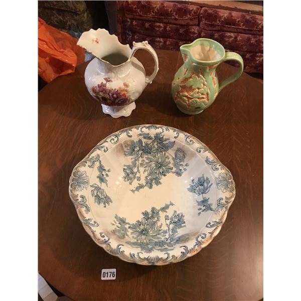 Two Pitchers & Wash Basins