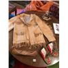 Image 1 : Moccasins, Bark Canoe, Aboriginal Picture, Sculpture & Suede Jacket
