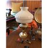Image 3 : Oil Lanterns, Brass Ornaments, Ornate Swivel Mirror/Stand & Home Decor