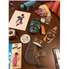Image 3 : Vintage Pulsar Phone, Pen Set, Wood Masks, Metal Animal Art & Various Home Decor