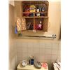 Image 1 : Rattan Wall Rack, Assorted Soap Dishes & Dispensers