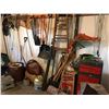 Image 1 : Garden Tools, Tool Chest/Tools & Wood Step Ladder