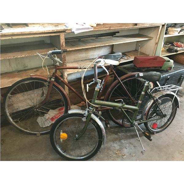 3 Speed Bicycle XL305 & Twenty Collapsible BM 931741 Bike