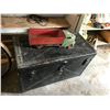 Image 1 : Antique Toy All Metal Dump Truck & Metal Steamer Trunk