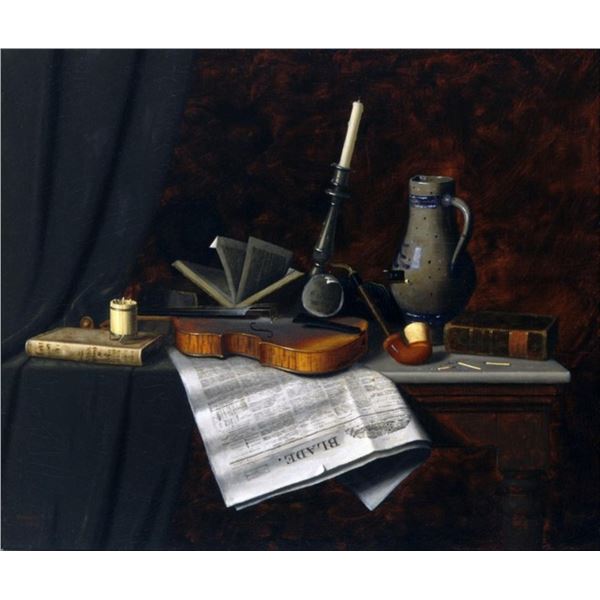 William Michael Harnett - Still Life with the Toledo Blade