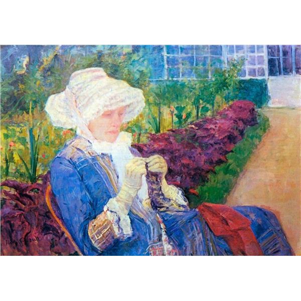 Mary Cassatt - Lydia In The Garden Of Marly