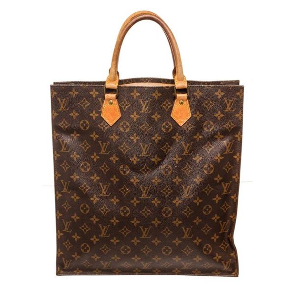 Louis Vuitton Brown Monogram Canvas Sac Plat Tote Bag