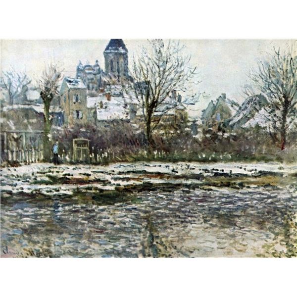 Claude Monet - Snow in Vetheuil