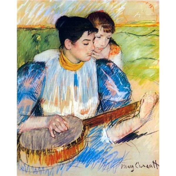 Mary Cassatt - The Banjo Lesson