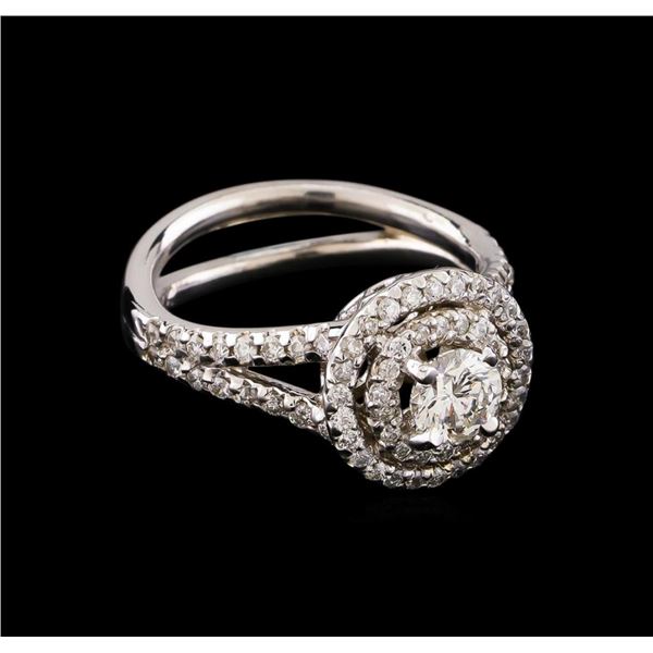 1.14 ctw Diamond Ring - 14KT White Gold