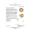 Image 5 : 11.08 ctw Square Cushion Mixed Golden Tourmaline And Round Brilliant Cut Diamond