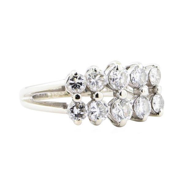 1.56 ctw Diamond Five Stone Ring - 14KT White Gold