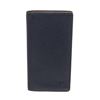 Image 1 : Louis Vuitton Black Leather Canvas Long Card Wallet