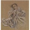 Image 1 : Edward Burne-Jones - Winter - Study of Flying Drapery