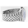 Image 4 : Rolex Mens SS Blue Vignette Diamond & Ruby Channel Set Diamond Datejust Wristwat
