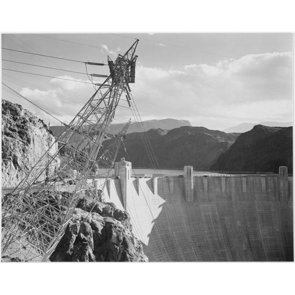 Adams - Boulder Dam from the Top