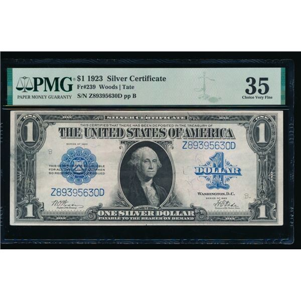 1923 $1 Silver Certificate PMG 35