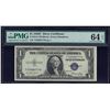 Image 1 : 1935E $1 Silver Certificate PMG 64EPQ