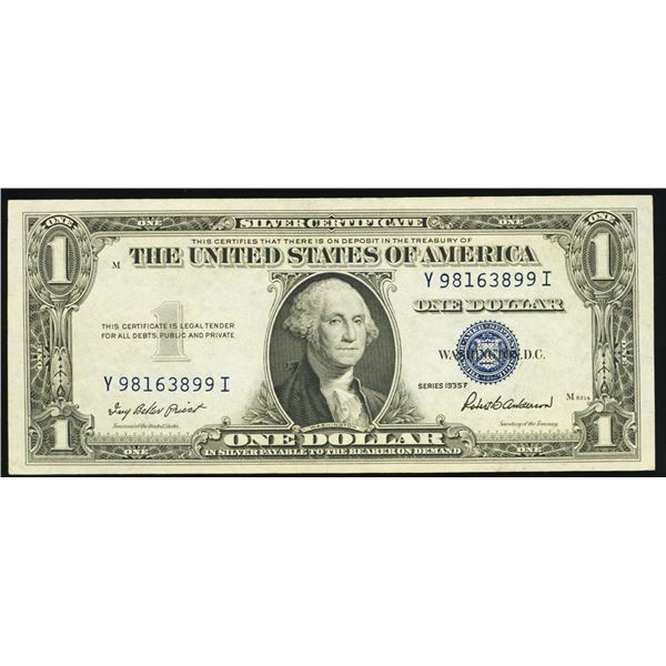 1935F $1 Silver Certificate