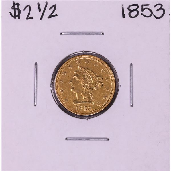 1853 $2 1/2 Liberty Head Quarter Eagle Gold Coin