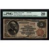 Image 1 : 1882 $5 Albany National Bank Note PMG 20