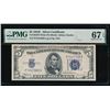 Image 1 : 1934C $5 Silver Certificate PMG 67EPQ