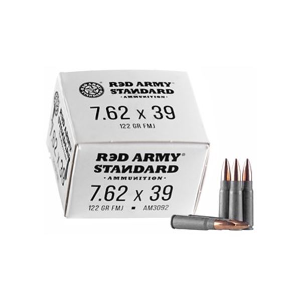 RED ARMY STD WHT 762X39 - 40 Rds