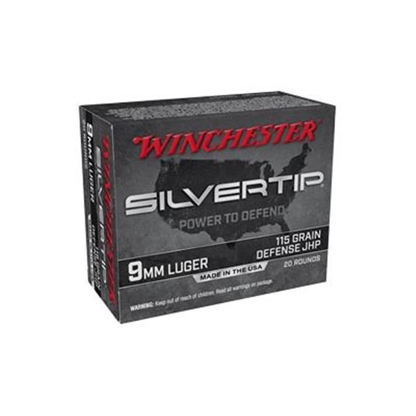 WIN SILVERTIP 9MM 115GR HP - 20 Rds