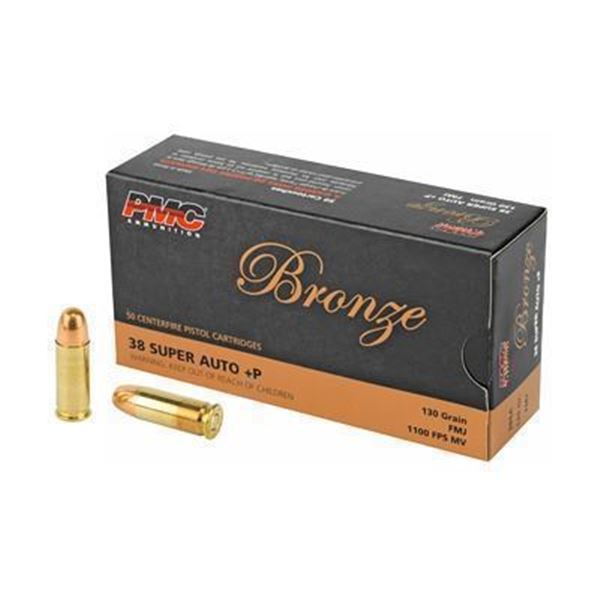 PMC BRNZ 38SUPER +P 130 FMJ - 50 Rds