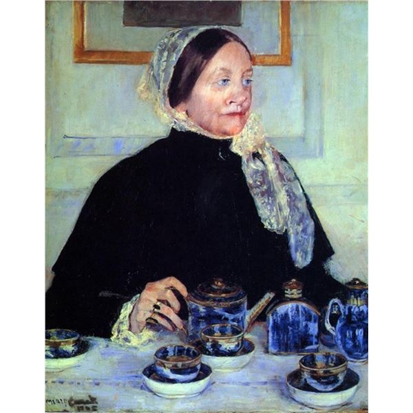 Mary Cassatt - Lady At The Tea Table 1883