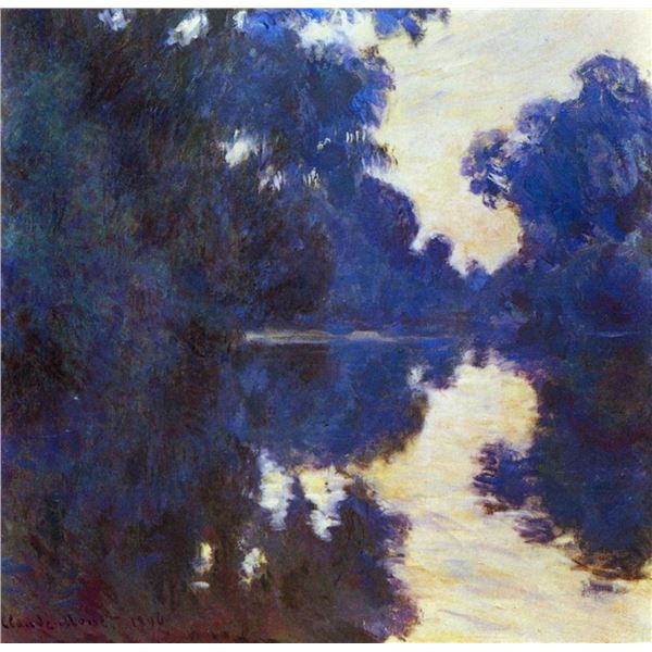 Claude Monet - Seine in Morning #2