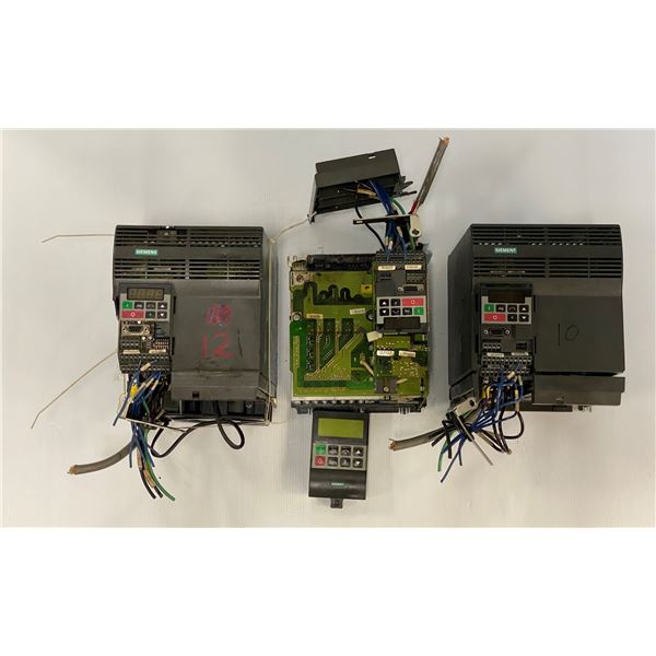 (3) Siemens Drives *See pics for part #s*