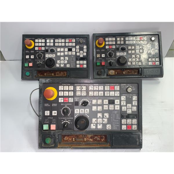 (3) - Mori Seiki / IDEC #ZY1E-SS5190-2 Control Panels