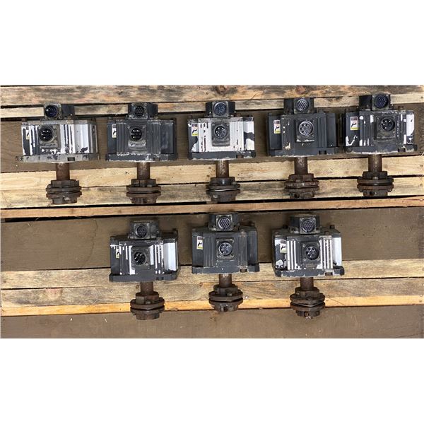 Lot Of (8) Mitsubishi # HC203S AC Servo Motors