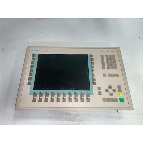 Siemens #6AV6 542-0DA10-0AX0 Multi Panel MP 370 Key-12 TFT