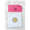 Image 1 : 1 Gram .9999 Fine Gold Geiger Edelmetalle Bar
