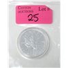 Image 1 : 1 Oz .9999 Fine Silver 2003 Canada Maple Leaf Coin