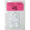 Image 1 : 1 Oz .9999 Silver 2020 Double Dragon Bar