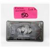Image 1 : 1 Oz .999 Fine Titanium USA Mint Buffalo Bar