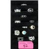 Image 1 : 12 Assorted New Metal Rings