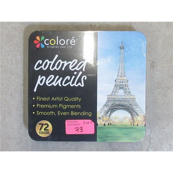 Coloré 72 Coloured Pencil Set in Sealed Tin