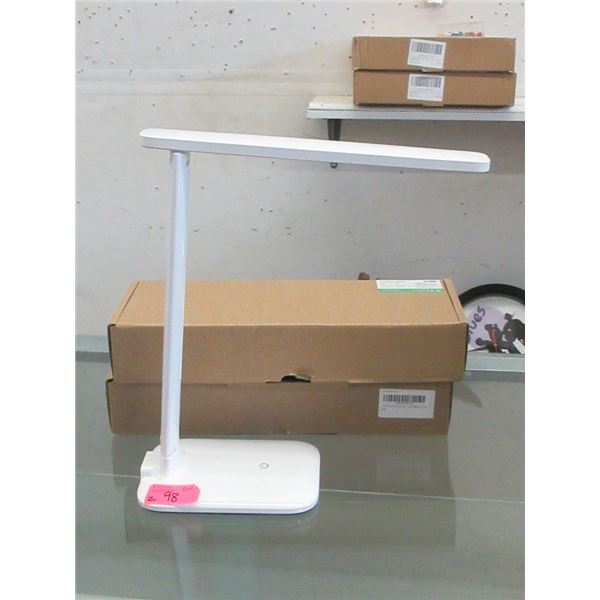 2 New LED Adjustable Brightness Desk Lamps