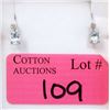 Image 1 : New Blue Mystic Topaz & Diamond Earrings