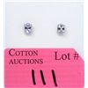 Image 1 : New 1 CT Tanzanite Sterling Silver Earrings