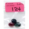 Image 1 : 39 CTW Ruby, Emerald & Sapphire Gemstones