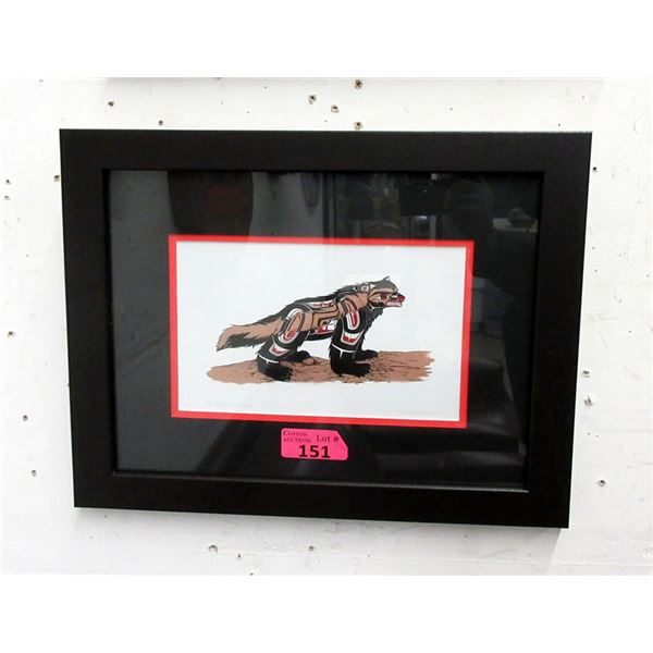 Richard Shorty Framed Print - Wolverine